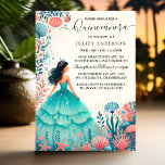By Water Ocean Fish Life Under The Sea Quinceanera Invitation<br><div class="desc">Make a splash by Water Ocean Fish Life Under The Sea Quinceañera Invitation! This captivating design brings the wonders of the ocean to life, featuring vibrant fish and serene underwater hues. Perfect for a quinceañera with a unique and magical theme, this invitation sets the stage for an unforgettable celebration. Order...</div>