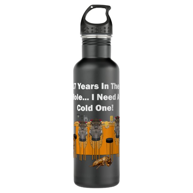 By Yoray Stainless Steel Water Bottle (Front)