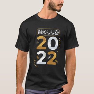 bye 2021 Hello 2022 Happy New Year  Christmas Xmas T-Shirt
