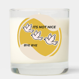 bye bye scented candle