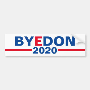 "Bye Don 2020" Classic Campaign Bumper Sticker