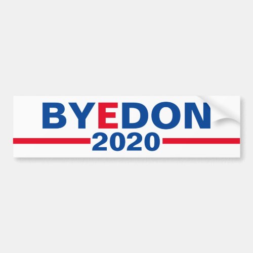 Bye Don 2020 Classic Campaign Bumper Sticker