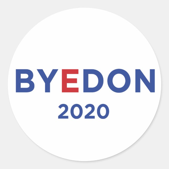 BYE DON 2020 sticker (Front)