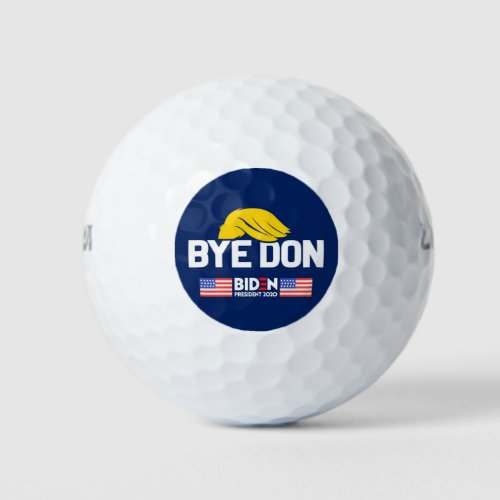 Bye Don BIDEN 2020 President HARRIS Golf Balls