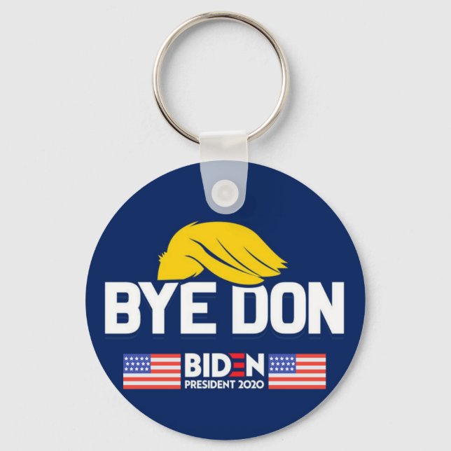 Bye Don BIDEN 2020 President HARRIS Keychain (Front)
