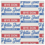 Bye Don Hello Joe Biden 2020 Pattern Fabric