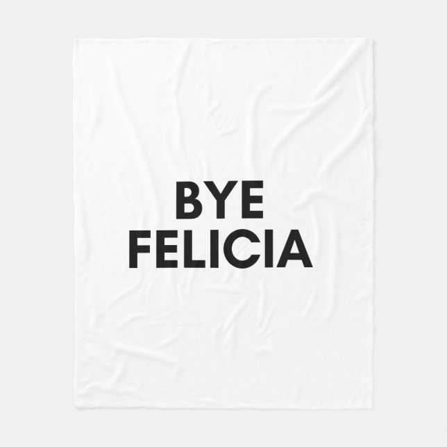 bye felicia fleece blanket (Front)