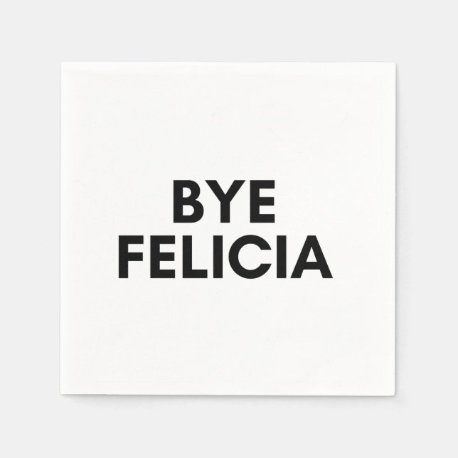 bye felicia napkins (Front)