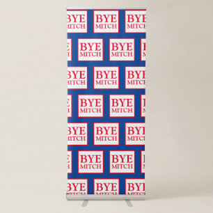 Bye Mitch McConnell Senate Vote Blue Election Retractable Banner