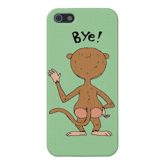 Bye monkey iPhone 5 case