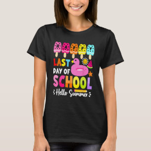 Bye School Hello Pool Summer Beach Happy Last Day T-Shirt