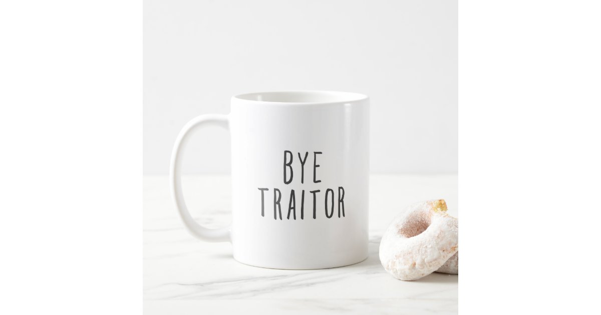 Traitor Mug Work Leaving Gift Good Luck in New Job Funny 