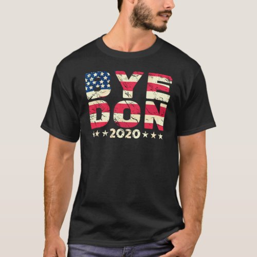 BYEDON 2020 Anti Trump Vintage Distressed American T_Shirt
