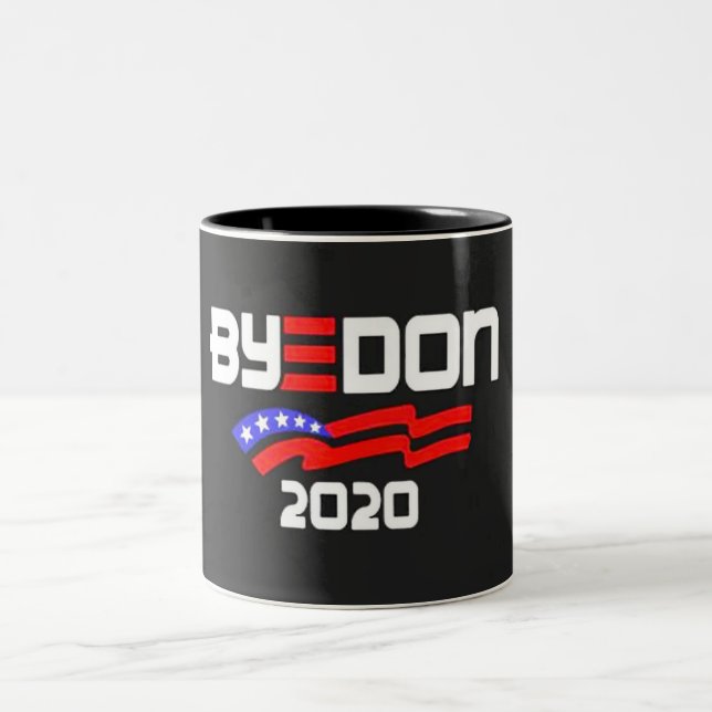 ByeDon 2020 Two-Tone Coffee Mug (Center)