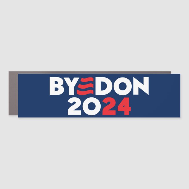 ByeDon 2024 Bye Don Anti-Trump Bumper Car Magnet (Front)