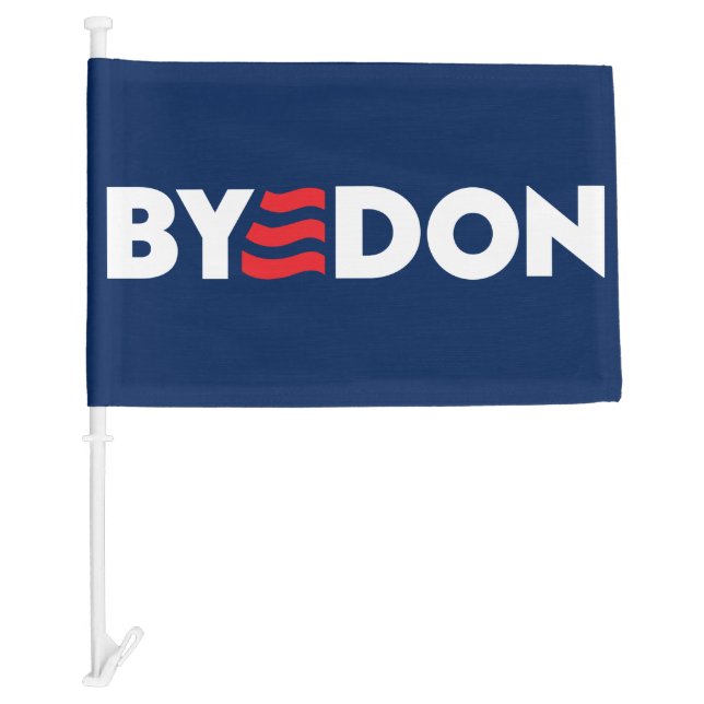 ByeDon 2024 Bye Don Anti-Trump Car Flag (Front)
