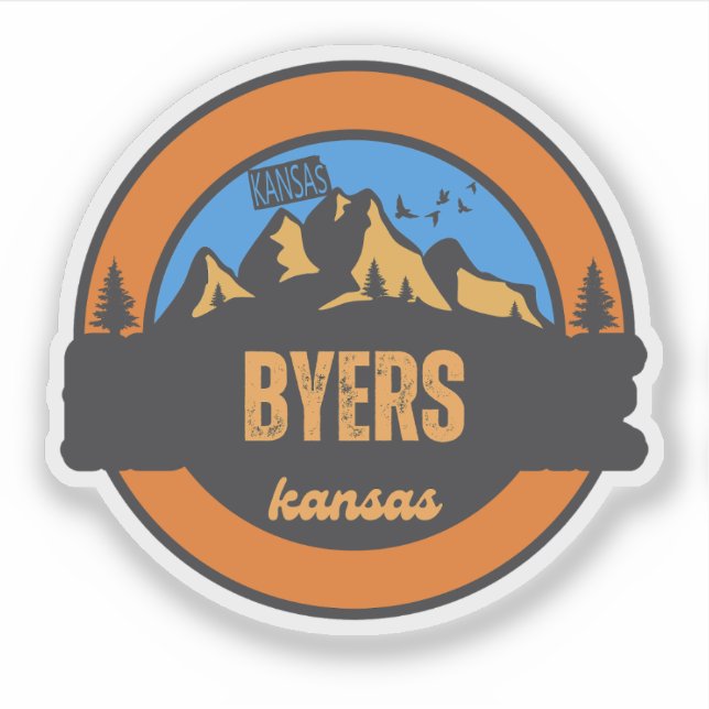Byers, Kansas Sticker (Front)