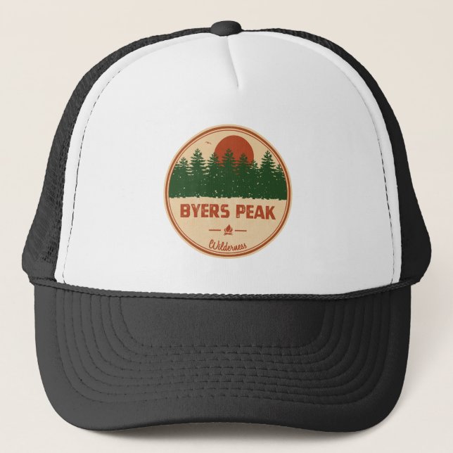 Byers Peak Wilderness Colorado Trucker Hat (Front)