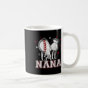 Byll Nana Bysebyll Soccer Heart Nana Of Both Mothe Coffee Mug