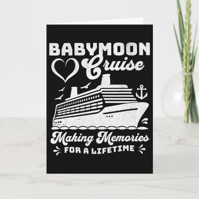 Bymoon Cruise Making Memories For A Lifetime  Card (Front)