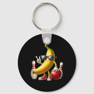 Bynana Sungles Playing Bowling Funny Fruit Sport P Keychain