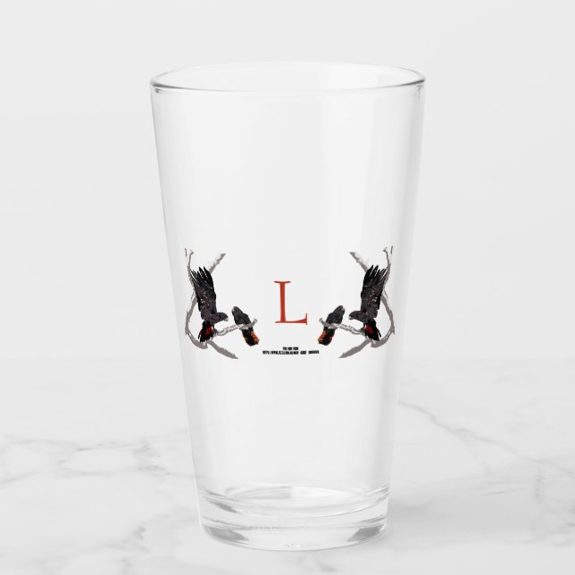 BYO Forest Red-tailed Black Cockatoo "L" Glass (Front)