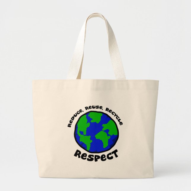 BYOB - Bring Your Own Bag! Large Tote Bag (Front)