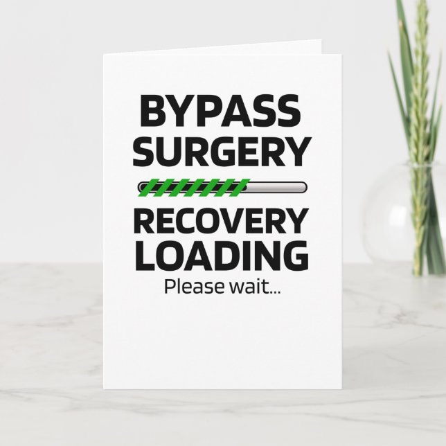 Bypass Surgery Recovery Gift | Open Heart Surgery Card (Front)