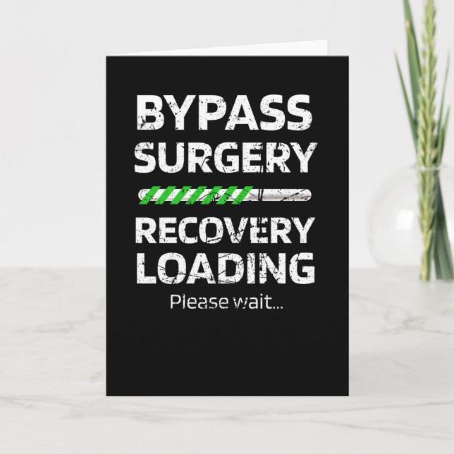 Bypass Surgery Recovery Gift | Open Heart Surgery Card (Front)