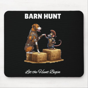 Byrn Hunt Lover - Cute Warrior Rat And American Fo Mouse Pad