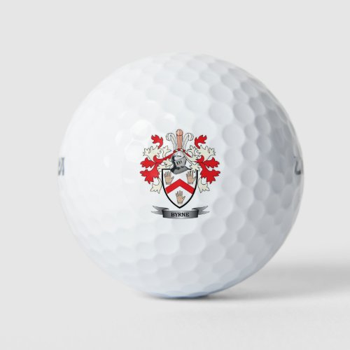 Byrne Coat of Arms Golf Balls