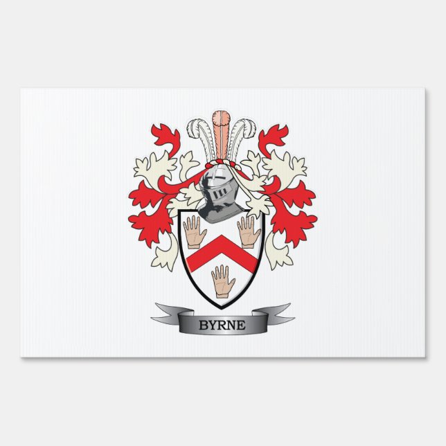 Byrne Coat of Arms Sign (Front)