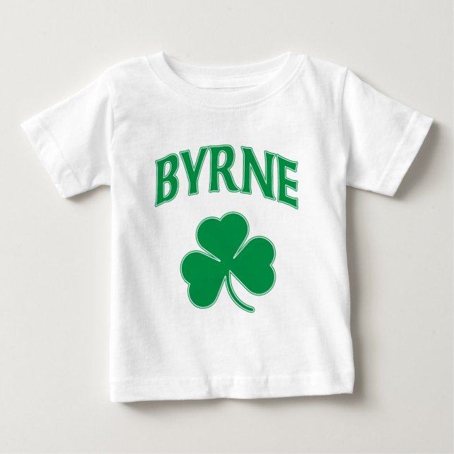 Byrne Irish Shamrock Baby T-Shirt (Front)