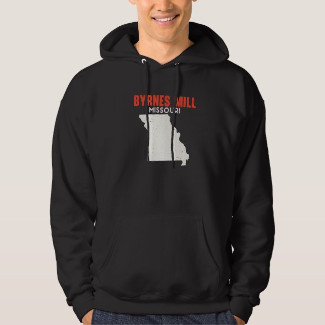 Byrnes Mill Missouri USA State America Travel Miss Hoodie (Front)
