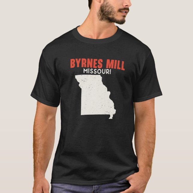 Byrnes Mill Missouri USA State America Travel Miss T-Shirt (Front)