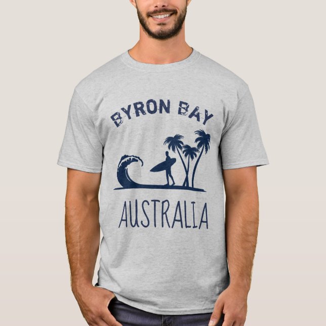 Byron Bay Australia surfing T-Shirt (Front)