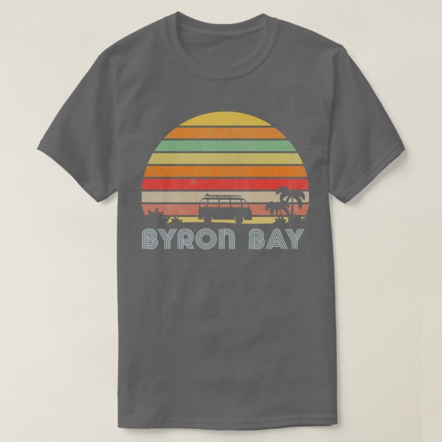 Byron Bay Retro T-Shirt (Design Front)