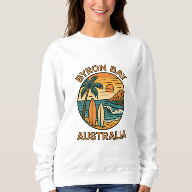Byron Bay Sunrise – Coastal Summer Vibes Australia Sweatshirt (Front)