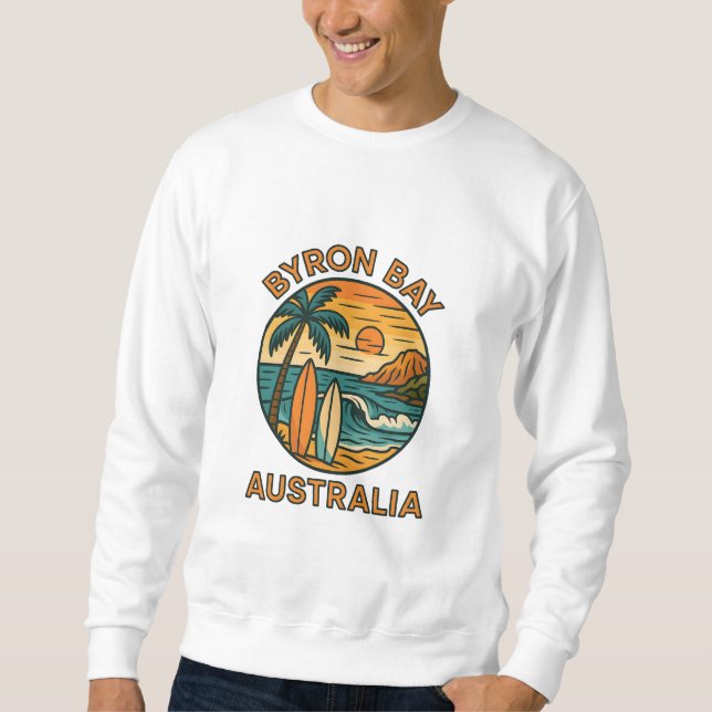 Byron Bay Sunrise – Coastal Summer Vibes Australia Sweatshirt (Front)