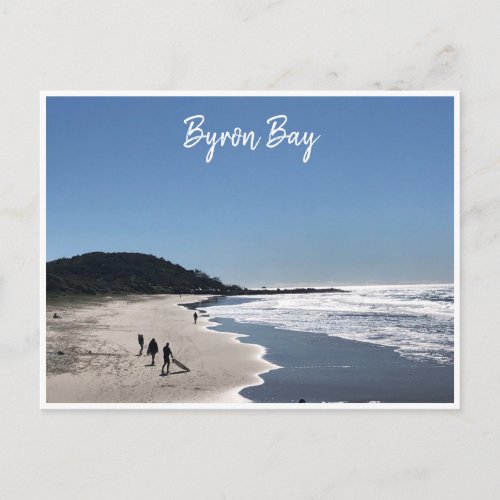 byron bay surf australia postcard