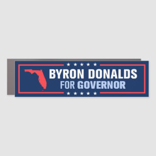 Byron Donalds for Florida Governor Bumper Car Magnet