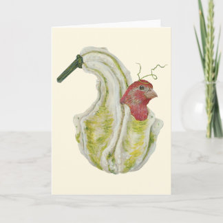Byron the house finch card