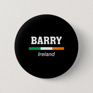 Byrry Irish Family Name St Patricks Day Ireland Fl Button
