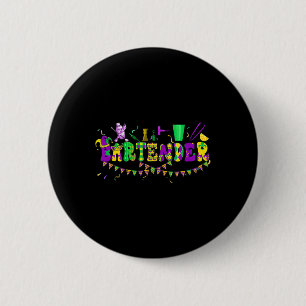 Byrtender Mardi Gras Colourful Costume Parades Pro Button