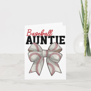 Bysebyll Auntie Vintage Sport Lover Auntie Mothers Card