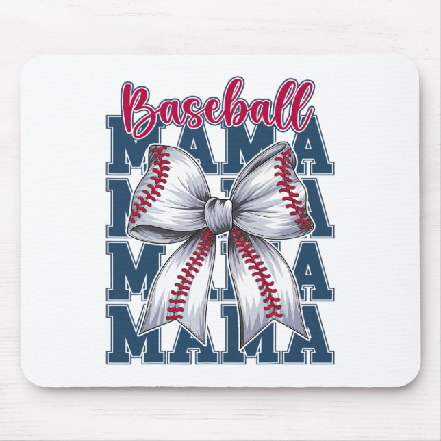 Bysebyll Coquette Bow Bysebyll Mama Bysebyll Mom M Mouse Pad (Front)