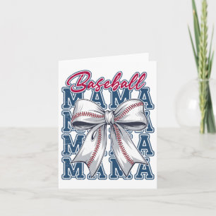 Bysebyll Coquette Bow Bysebyll Mom Game Day Byseby Card