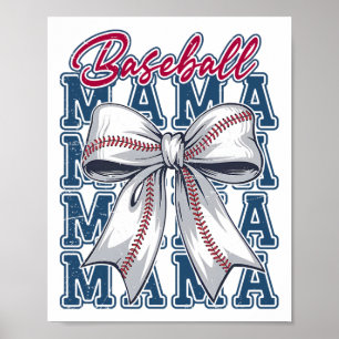 Bysebyll Coquette Bow Bysebyll Mom Game Day Byseby Poster