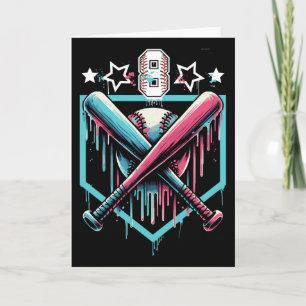 Bysebyll Drip 8th Birthday Boys Number 8 Youth 8 Y Card