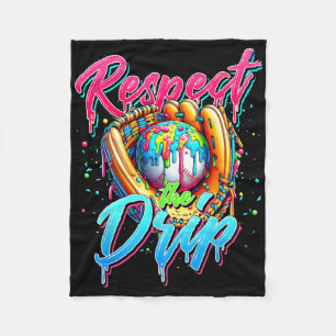 Bysebyll Drip Boys Ice Cream Drip Youth Respect Th Fleece Blanket